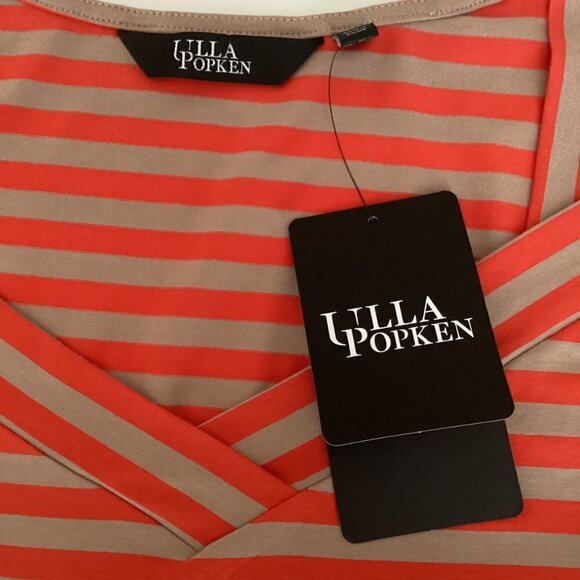 NWT Ulla Popken Top Colorful Striped Relaxed Fit Stretch Knit Plus Sz 24/26 269D - Picture 6 of 9